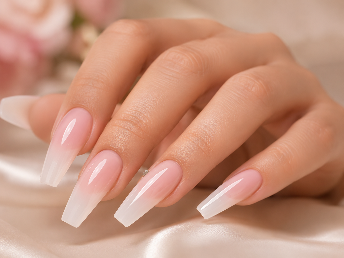 Builder gel nail extensions at T-T Nails and Spa Warrensburg MO